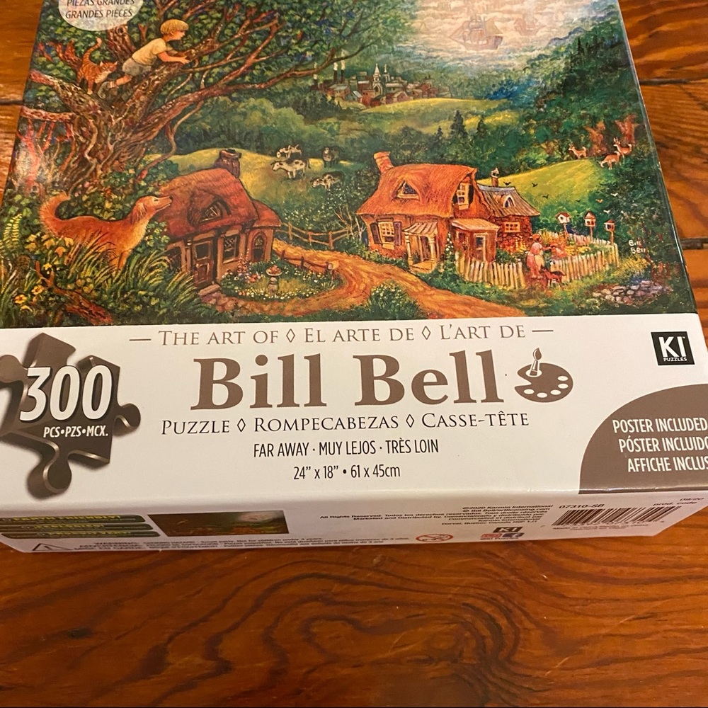 Bill Bell Far Away Jigsaw Puzzle 300 Piece Puzzle NIB - Picture 5 of 10